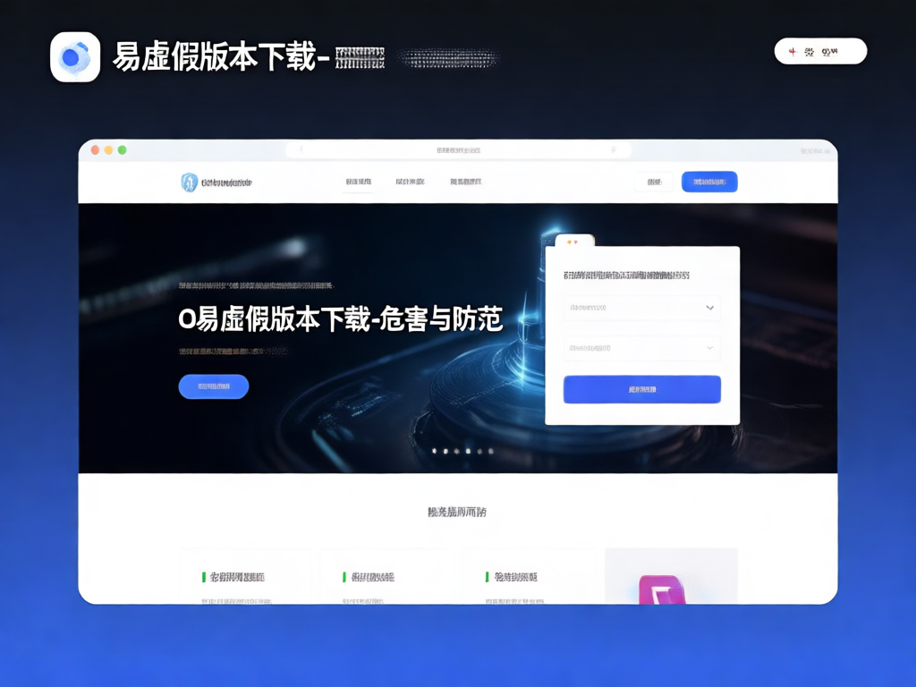 O易虚假版本危害示意图